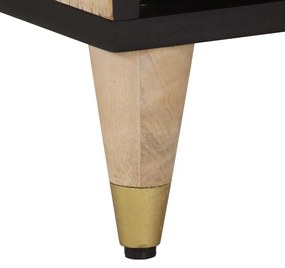 Móvel de TV 100x33x46 cm madeira de mangueira maciça