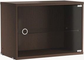 Vitrine com porta de vidro de bater String System, L 58 x P 30 cm
