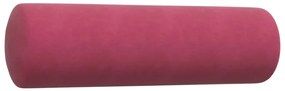 4pcs conjunto sofás c/ almofadões e rolos veludo vermelho tinto
