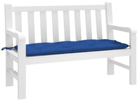 Almofadão p/ banco de jardim 120x50x7 cm tecido oxford azul