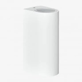 Aplique De Parede Para Exterior Em Alumínio Com 2 Pontos De Luz Pevot Design Branco - Sklum