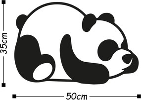 Acessório Decorativo de Parede Metal-235 – Preto – 50 x 35 cm