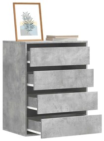 vidaXL Cómoda 60x41x76 cm derivados de madeira cinzento cimento