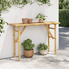 vidaXL Mesa consola 115x39x75 cm bambu