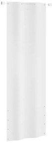 vidaXL Tela de varanda 80x240 cm tecido Oxford branco