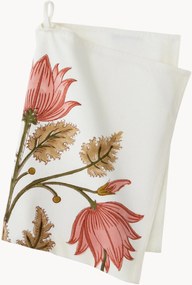 Pano de cozinha artesanal com padrão floral Lulu