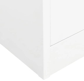 Roupeiro 80x50x180 cm aço branco