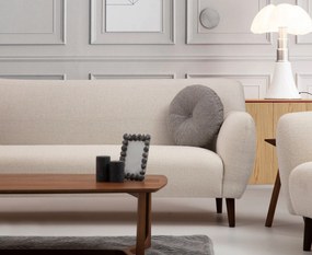 Sofá de 3 Lugares Enna – Bege – 220x87x87 cm