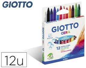 Lápis de Cera Giotto Caixa de 12 Cores