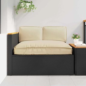 vidaXL Conjunto de Almofadas para Palete com travesseiro 3 pcs Bege