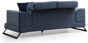 Sofá de 2 Lugares Frido – Azul Marinho – 185 x 100 x 92 cm