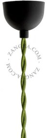Roseta de teto preta - ZANGRA