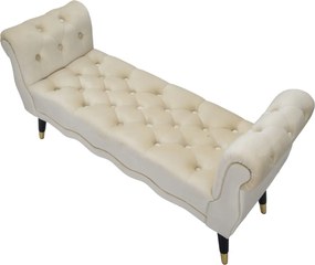 BANCO PARIS 120X40X60 CM CREME