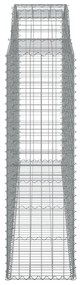 Cesto gabião arqueado 300x50x160/180 cm ferro galvanizado