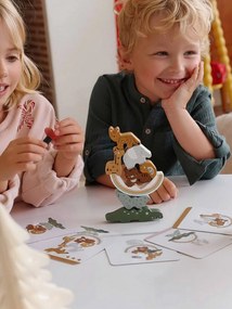 Jogo de equilíbrio Tanzanie em madeira FSC®  castanho