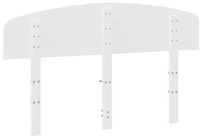 Cabeceira 160 cm madeira de pinho maciça branco