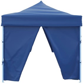 Tenda para festas pop-up dobrável c/ 8 paredes 3x9 m azul