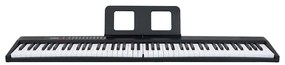 88 teclas Piano teclado elétrico com suporte de música dobrável