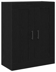 Highboard Carvalho Preto 69.5x34x180 cm Madeira de Engenharia