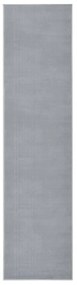 vidaXL Passadeira 100x450 cm polipropileno cinzento
