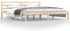 Estrutura de cama super king 180x200 cm pinho maciço