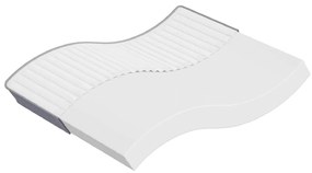 vidaXL Colchão de espuma médio suave 200x200 cm