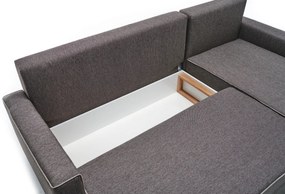 Sofá-Cama de Canto Ece – Castanho – 242x88x90 cm