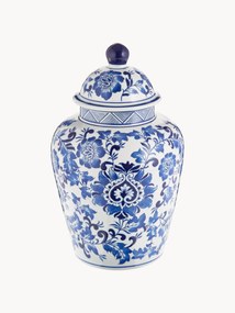 Jarra em porcelana com tampa Annabelle, Alt 35 cm