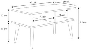 Mesa de centro Sandi branca