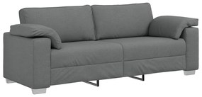 vidaXL Sofá 178cm Cinza Escuro tecido