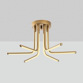Chandelier Leddaisy – Dourado – 55 x 25 x 55 cm