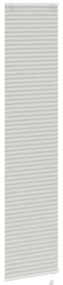 Cinzento Luz Plissada Cega 40x200 cm Largura Tecido 39,4 cm