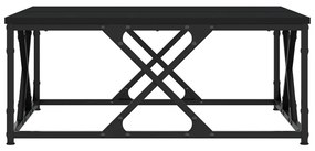 Mesa de centro 70x70x30 cm derivados de madeira preto