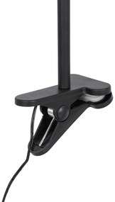 Ventilador de mesa preto com LED 2700K - Dores