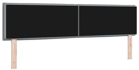 Cabeça de Cama Design de Linhas Cinza Claro 90 cm Tecido