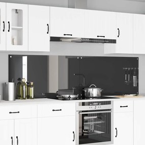 vidaXL Proteção de Cozinha 2 pcs Cinza Escuro 110 x 60 cm