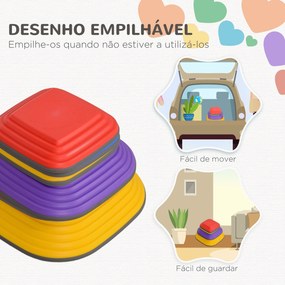 AIYAPLAY Conjunto de Blocos de Equilíbrio para Crianças Empilhável de