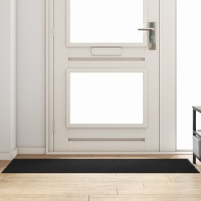 Capacho Retangular vidaXL Preto 60x180 cm