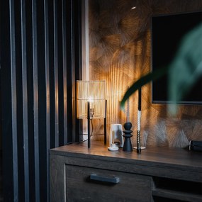 Candeeiro de mesa escandinavo em bambu - Natasja