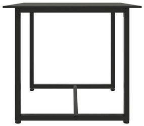 3 pcs conjunto lounge de exterior c/ almofadões vime PE preto