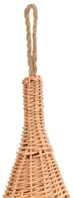 Ninho para gatos tipi c/ almofadão 40x60 cm salgueiro genuíno