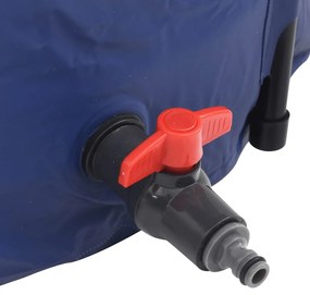 Depósito de água dobrável com torneira 750 L PVC