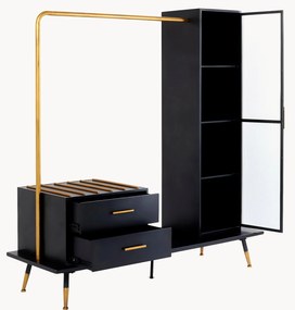 Roupeiro aberto com gavetas La Gomera