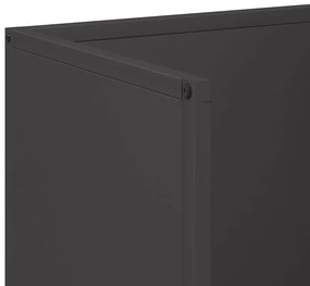 Suporte para lenha 40x30x80 cm aço laminado a frio preto