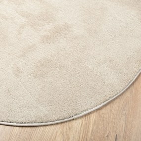 Tapete "HUARTE" com Pelo Curto Suave e Lavável Bege 140x200 cm