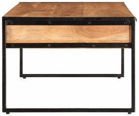 Mesa de centro 110x55x40 cm madeira de acácia maciça