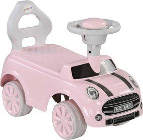 AIYAPLAY Carro Andador para Bebés de 18-36 Meses Carro Andador com Volante Buzina e Sistema Anti-Tombo  53x25x35 cm Rosa | Aosom Portugal