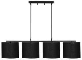 Candeeiro de Teto Valiz – Preto – 110 x 25 cm