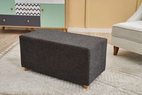 Pouffe Genma Gabbana – Anthracite Copper – 80x40x40 cm