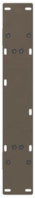 Pés de mesa de jantar em formato A, 2 peças, 80x (72-73) cm, aço